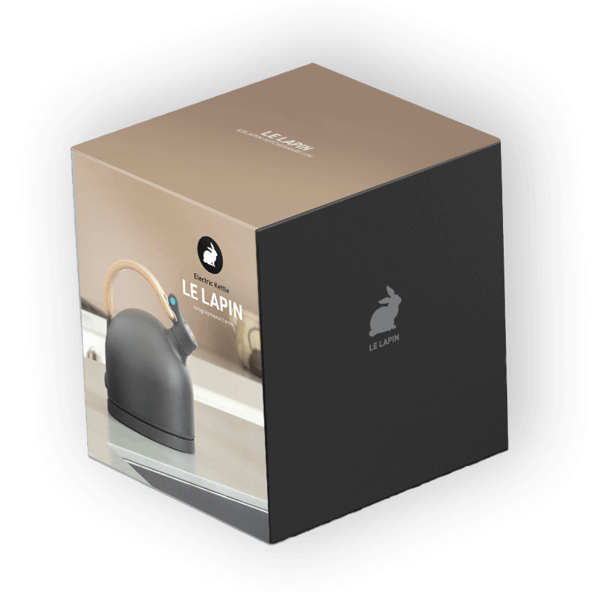 Luxe cadeau verpakking van Le Lapin elektrische design waterkoker.